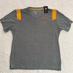 Men's Washington Commanders Nike Charcoal Sideline Logo Performance Player Tee